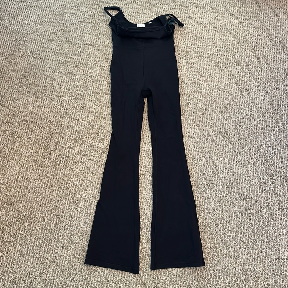 Aritzia divinity kick flair jump suit